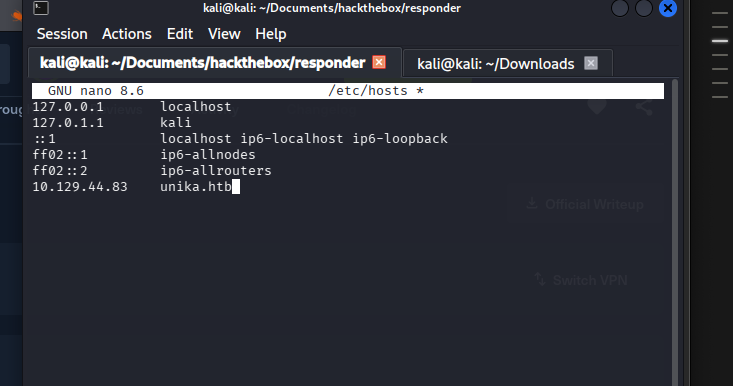 Browser showing redirect before hosts file edit