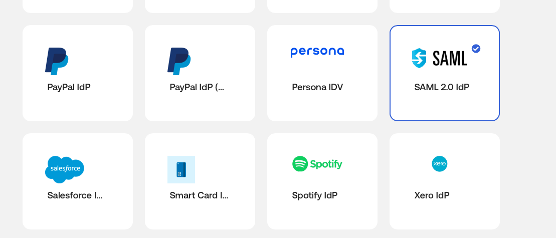 Add Identity Provider step 2